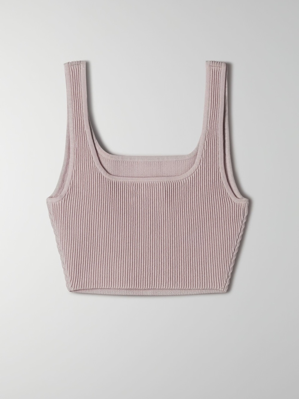 Aritzia Sculpt Knit Squareneck Cropped Tank